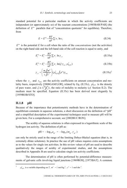 Chemical Thermodynamics of Tin - Volume 12 - OECD Nuclear ...