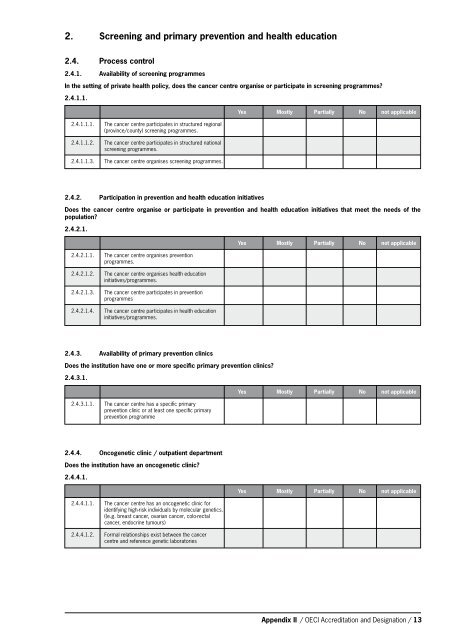 Accreditation and Designation User Manual - OECI