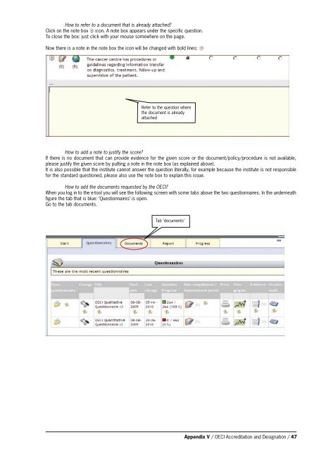 Accreditation and Designation User Manual - OECI