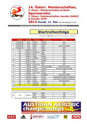 AER_oem-sportaerobic.. - Ãsterreichischer Fachverband fÃ¼r Turnen