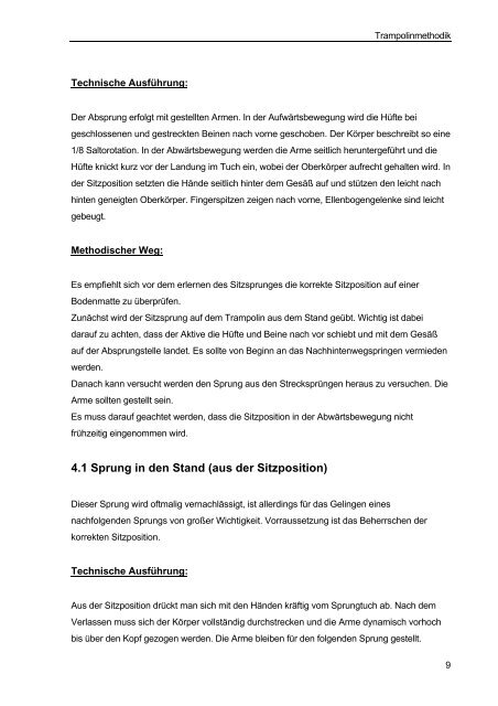 Methodik des Trampolinspringens (pdf) - Ãsterreichischer ...