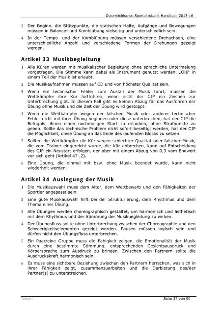 Ãsterreichisches Sportakrobatik Handbuch 2013 - Ãsterreichischer ...