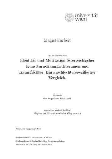 Stuppacher-Diplomarb.. - Ãsterreichischer Fachverband fÃ¼r Turnen