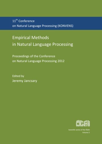 Proceedings - Österreichische Gesellschaft für Artificial Intelligence