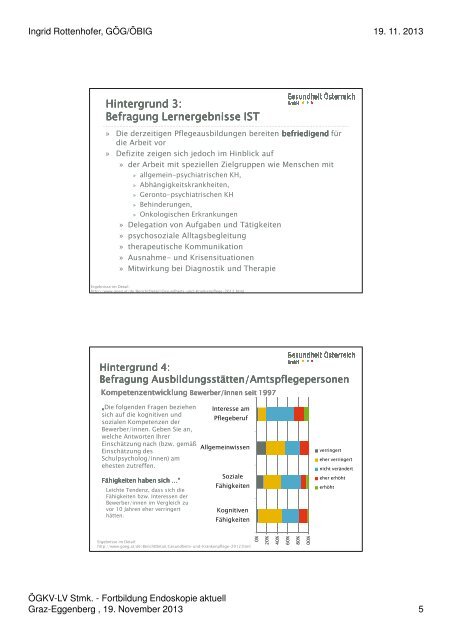 Reformansätze für den endoskopischen Bereich ... - ÖGKV