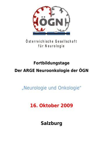 Neurologie und Onkologie - Ãsterreichische Gesellschaft fÃ¼r ...
