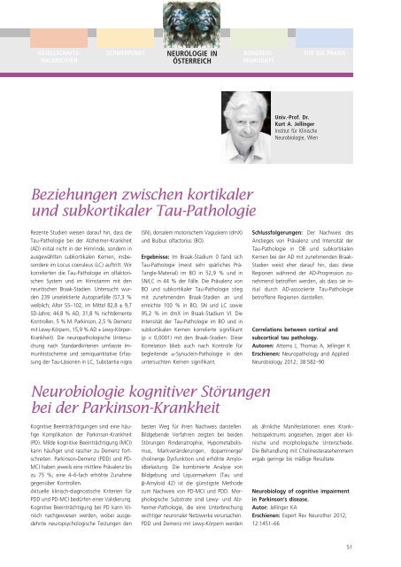 Neues aus der Epileptologie - Ãsterreichische Gesellschaft fÃ¼r ...