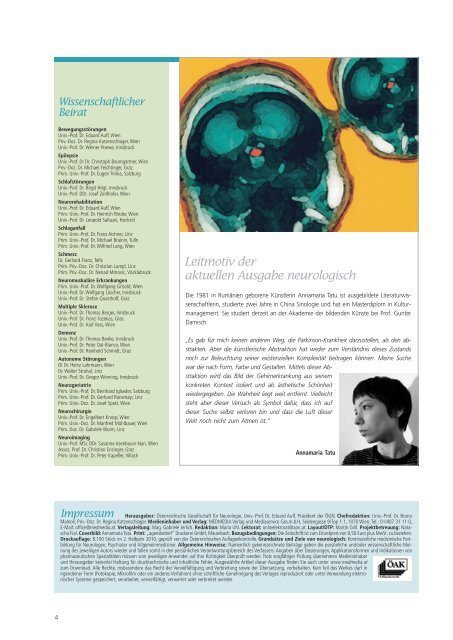 neurologisch - Ãsterreichische Gesellschaft fÃ¼r Neurologie