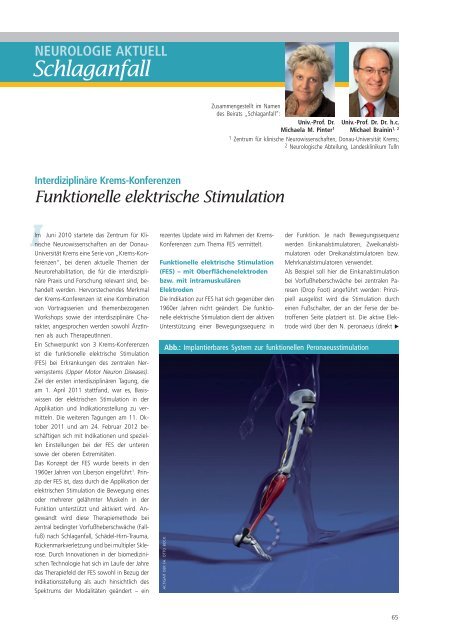 neurologisch - Ãsterreichische Gesellschaft fÃ¼r Neurologie