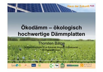 ÃkodÃ¤mm â Ã¶kologisch ÃkodÃ¤mm â Ã¶kologisch hochwertige ...