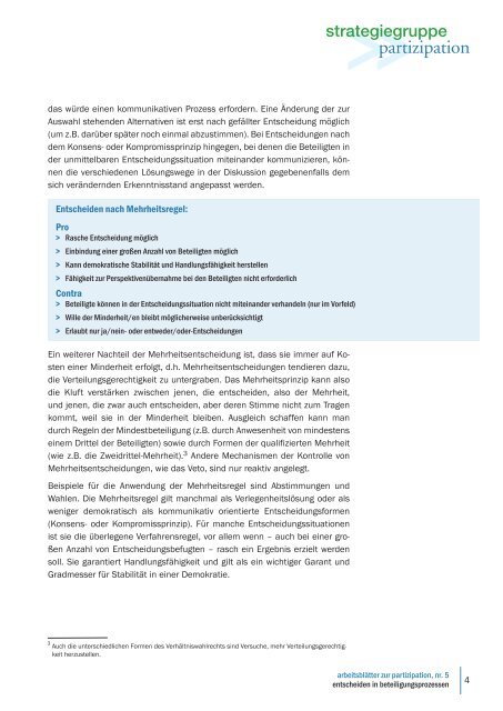 Arbeitsblatt Nr. 5 downloaden (PDF, 141 KB) - Partizipation
