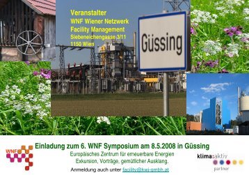 Einladung 6.WNF Symposium
