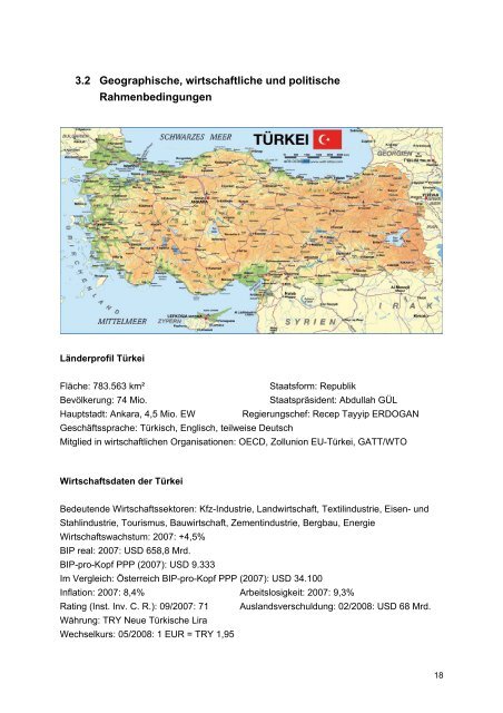 UmwelttechnikmÃ¤rkte in der TÃ¼rkei - Wirtschaftskammer Ãsterreich