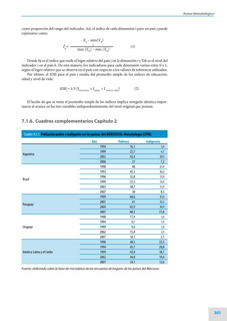 Informe sobre desarrollo humano para Mercosur 2009-2010 - OEI