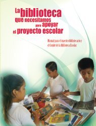 Manual para el maestro bibliotecario - Programa Nacional de ...