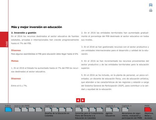 Plan Nacional Decenal de EducaciÃ³n 2006 - 2016 - OEI