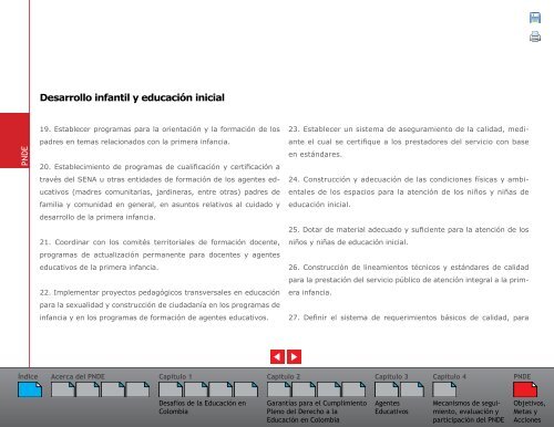 Plan Nacional Decenal de EducaciÃ³n 2006 - 2016 - OEI