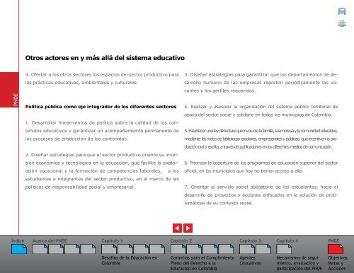 Plan Nacional Decenal de EducaciÃ³n 2006 - 2016 - OEI