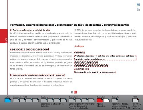 Plan Nacional Decenal de EducaciÃ³n 2006 - 2016 - OEI