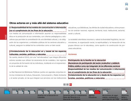 Plan Nacional Decenal de EducaciÃ³n 2006 - 2016 - OEI