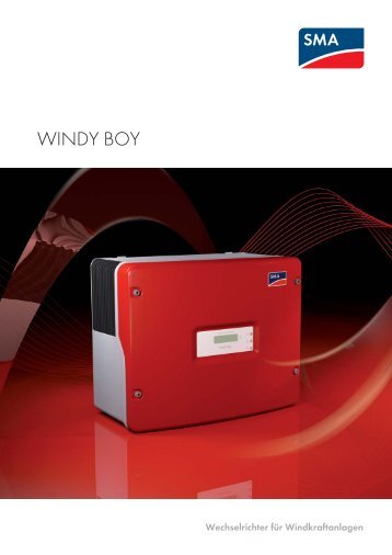 WINDY BOY - Wechselrichter fÃ¼r Windkraftanlagen