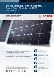 Bosch c-Si M 60 255-270W - Krannich Solar