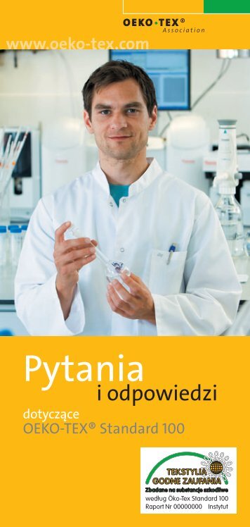 Pytania - Oeko-Tex