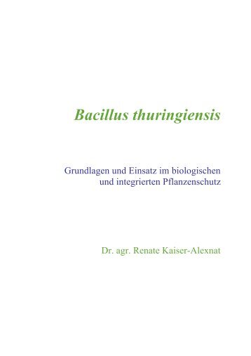 Bacillus thuringiensis - Oekolandbau.de