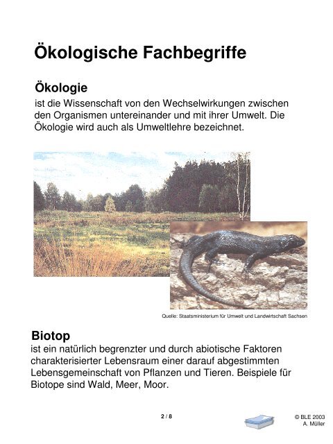Ökologische Fachbegriffe - Oekolandbau.de