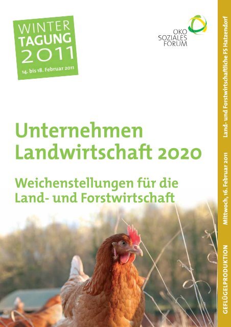 Tagungsmappe Gefluegel.pdf - Ãkosoziales Forum