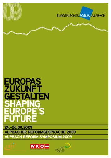europas zukunft gestalten shaping europe's future - Ãkosoziales ...