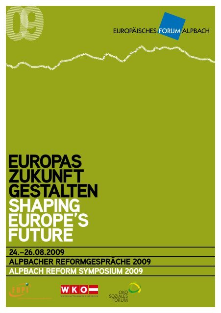 europas zukunft gestalten shaping europe's future - Ãkosoziales ...