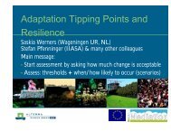 Adaptation Tipping Points and Resilience