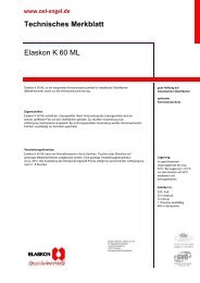 Technisches Merkblatt Elaskon K 60 ML