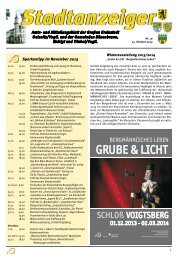 Stadtanzeiger 2013 - Stadt Oelsnitz