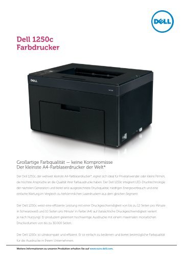 Dell 1250c Farbdrucker