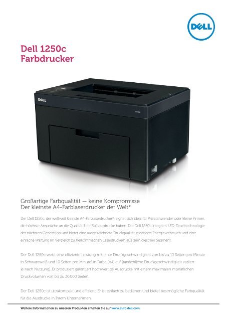 Dell 1250c Farbdrucker