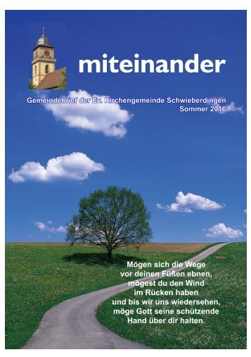 miteinander - Evangelische Kirchengemeinde Schwieberdingen