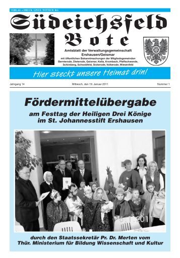 Südeichsfeld Bote - Verwaltungsgemeinschaft Ershausen/Geismar