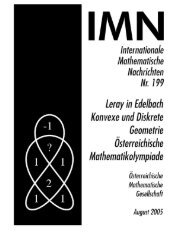 199 - Ãsterreichische Mathematische Gesellschaft