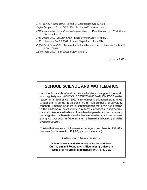 199 - Ãsterreichische Mathematische Gesellschaft