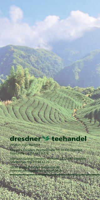 TEELISTE - Dresdner Teehandel