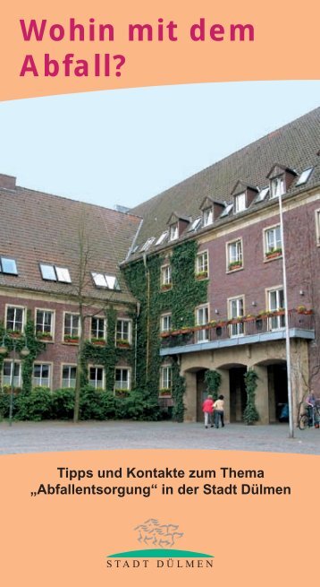 Wohin mit dem Abfall? - Dülmen