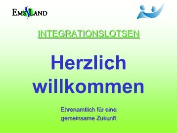 Präsentation Integrationslotsen - Landkreis Emsland