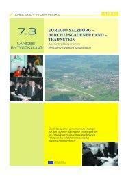 Regionalentwicklung EuRegio Salzburg-Berchtesgadener Land ...