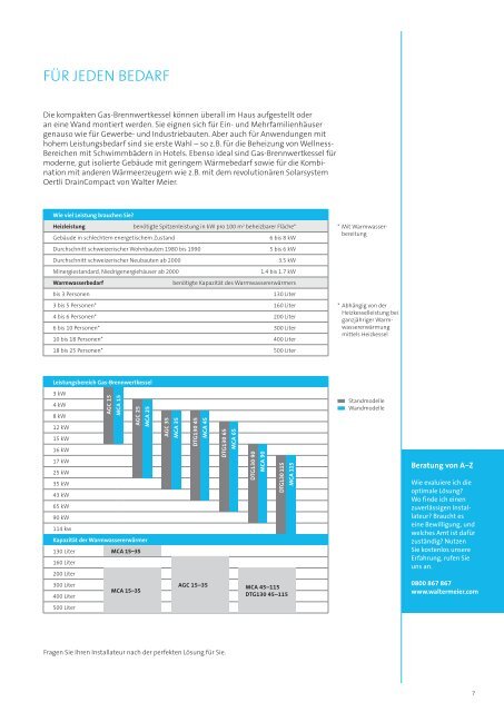 Produktbroschüre De Dietrich Gas-Brennwert-Heizkessel - Oertli ...