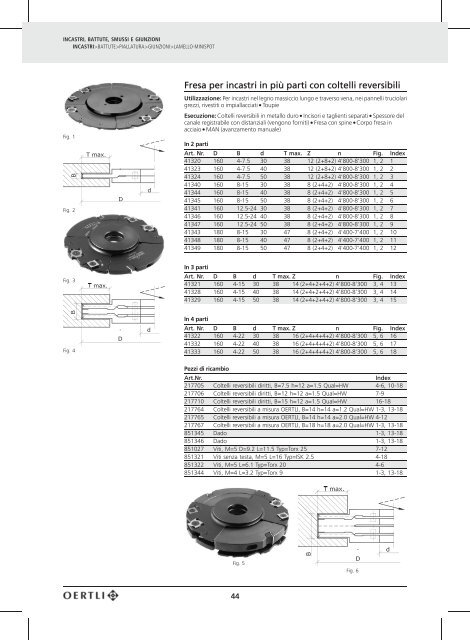 Catalogo completo - OERTLI Werkzeuge AG