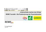 REWE Touristik - Die Positionierung der Pauschalmarken