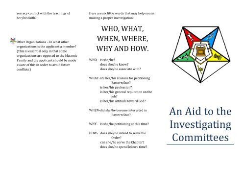 Aid to Investigating Committee.pdf - Grand Chapter, OES