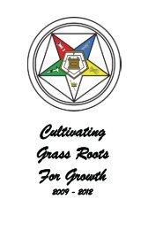 Cultivating Grass Roots For Growth - General Grand Chapter Order ...